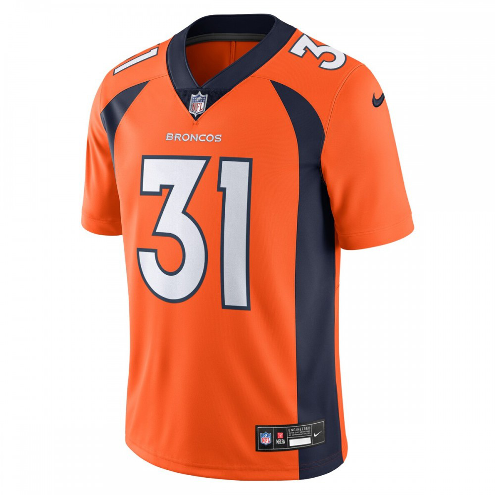 Justin Simmons Denver Broncos Nike Vapor Untouchable Limited Jersey - Orange-Profan Arena